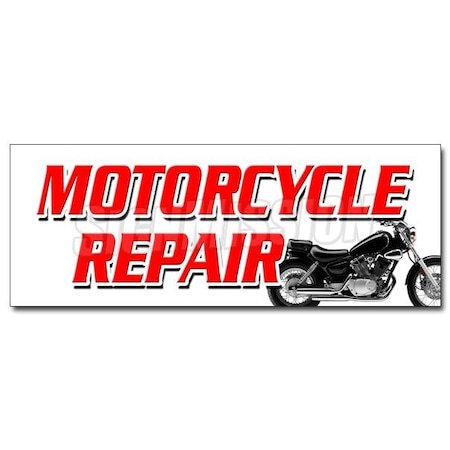 MOTORCYCLE REPAIR DECAL Sticker Tech Service Cycle Repair All Brands Sale